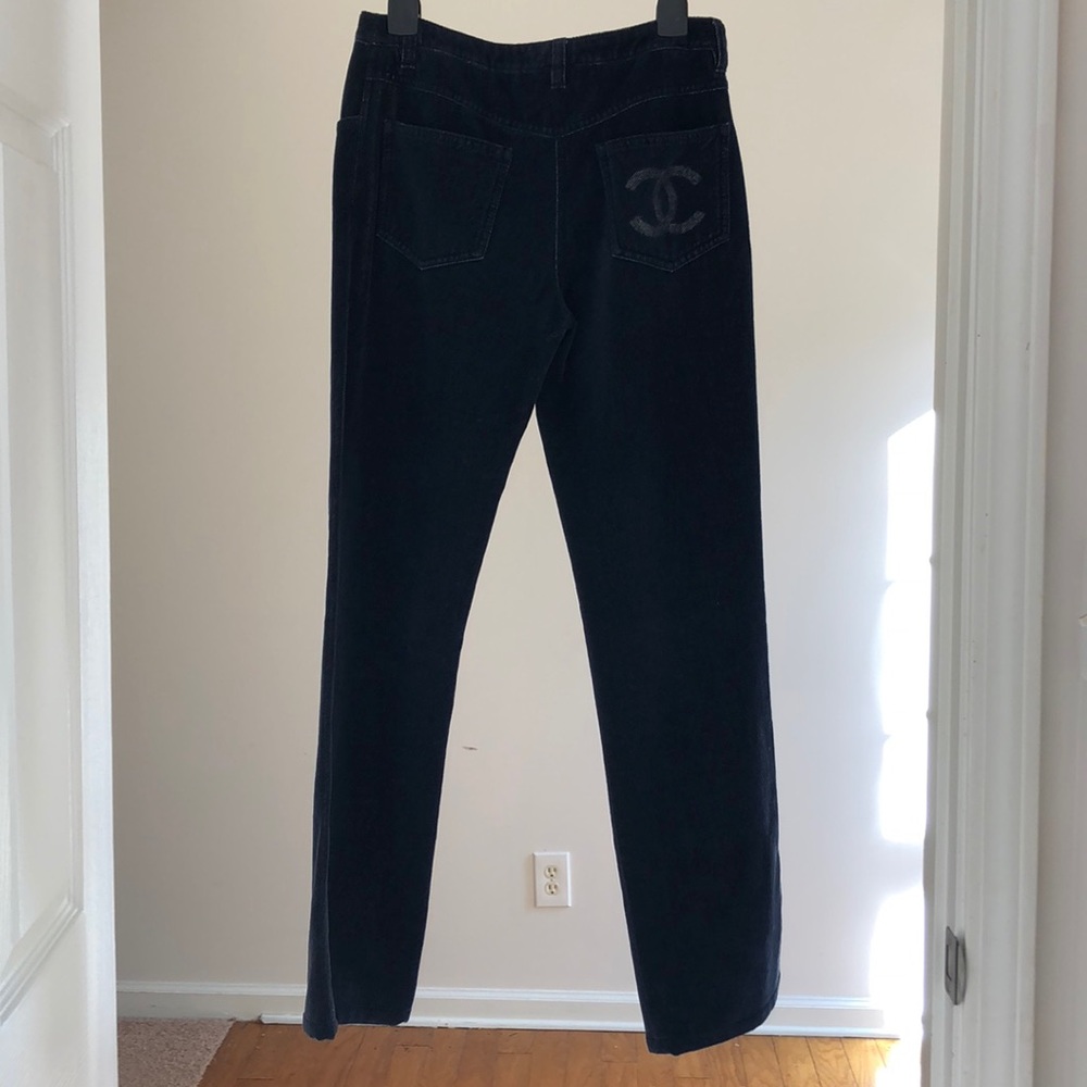 Chanel Velour Jeans
